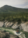 Rafting the Sheep Slot Rapids of the Firth River in Yukon Territory