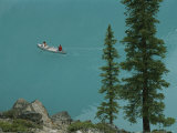 Canoeists on Moraine Lake