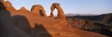 Sunset at Delicate Arch  Arches National Park  Utah