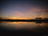 A Sunset on the Rio Negro in Brazil