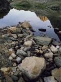 A Rocky Shore and Reflections on Water in the San Juan Mountains