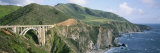 Bixby Bridge over Bixby Creek  Along Highway 1  and Hurricane Point