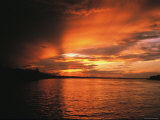 A Sunset on the Rio Negro in Brazil
