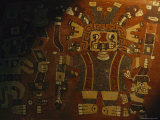 A Piece of Wari Pottery Depicting the Staff God