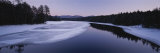 Twilight View of the Second Pond of the Lower Saranac Lake