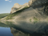 Reflection of a Talus Slope in Moraine Lake  Valley of the Ten Peaks