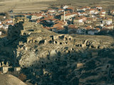 Cave Homes Built into Hills in the Cappadocia Region of Turkey