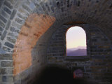 View Through a Window in a Tower on the Great Walls Mutianyu Segment