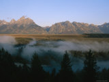 Fog Rising off the Snake River in the Early Morning