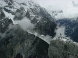 A Climber Enjoys the Immense Vista of the Bavarian Alps