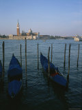 A View over the Grand Canal and Gondolas to the Island of Saint George