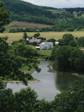 A Farm on the Banks of the Susquehanna River  Photograph Taken Near the Endless Mountains