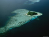 An Aerial View of the Solomon Islands  Focusing on the Area Where Pt109 was Rammed and Sunk