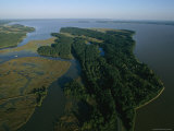 Aerial View of the James River