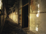 A View of a Decaying Hallway on Ellis Island