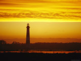 Pea Island Lighthouse at Dusk