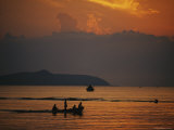 Fishermen Set Out at Dawn on the South China Sea