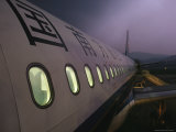 China Southern Airlines Aircraft on the Tarmac at Dusk