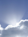 Sunlight Beaming from Behind a Cloud