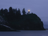 The Cape Disappointment Lighthouse Casts its Warning Beacon