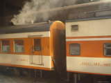 Steam Emanates from the Food Car of a Local Train