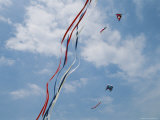 Train of Kites Flies at the Jockeys Ridge Kite Festival