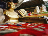 Statues and Other Mao Souvenirs for Sale in a Shaoshan Market