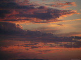 Dramatic Sky with Clouds at Sunset