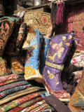 Silk Footwear is Sold at a Flea Market