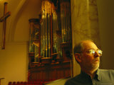An Organ Manufacturer in a Church with One of His Companys Organs