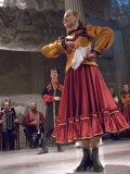 A Folk Dancer at the Nikolayevsky Palace Theater