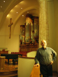 An Organ Manufacturer in a Church with One of His Companys Organs