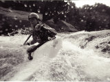 A Female Kayaker on the Gauley River