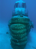 An Old Tugboat Lies on the Seafloor
