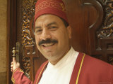An Egyptian Doorman at a Restaurant in the Khan El-Khalili Market