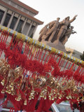 Souvenirs are Sold at the Tomb of Mao Zedong in Tiananmen Square