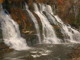 Cliffs  Waterfalls  and Whitewater Waves at Rock Island
