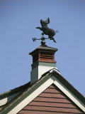 A Flying Pig Weather Vane Atop a Cupola