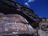 Ancient Pueblo-Anasazi Rock Art Showing a Hunt Scene