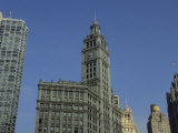 The Wrigley Building Adorns the Chicago Skyline