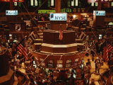 The Trading Floor of the New York Stock Exchange on Wall Street