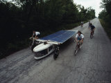 Students of Crowder College in Neosho  Missouri  Ride Beside the Crowder College Star Racer