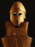 Bronze Thracian Helmet and Breastplate  Sofia  Bulgaria