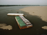 Drought Brought Record Low Water to the Mississippi River  Shown Here Near Memphis