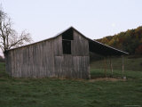A Weathered Barn in a Farmers Field