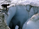 Wrangell-St Elias National Park  Alaska  United States a 700 Foot Deep Moulon