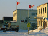 Winter View of Churchills Post Office and Mounted Police Station