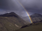 Rainbow Arches over the Arctic National Wildlife Refuge  Brooks Range  Alaska
