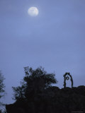 Tarahumara Indian Easter Arch Sillouhetted in the Early Morning  Mexico