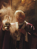 Pope John Paul II Incenses the Altar at a Mass at San Dorotea  San Dorotea  Trastevere  Italy
